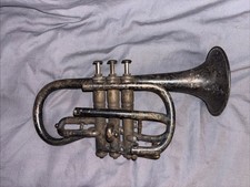 Antique conn cornet c - antique, c.g.