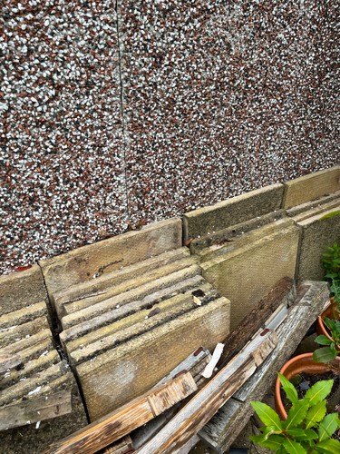 Used concrete garden paving - 95,