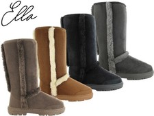 ella Mandy Luxury Boots Faux