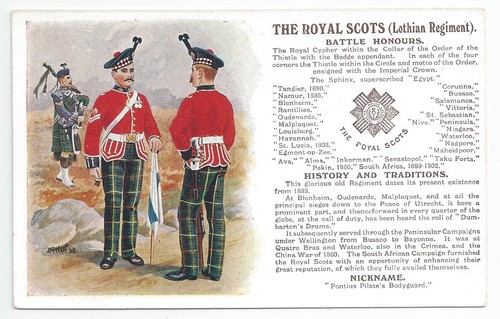 Pre ww1 royal - scots, lothian