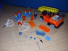 Playmobil 3236 Vintage Fire Engine Number 7 Set Used / Clearance