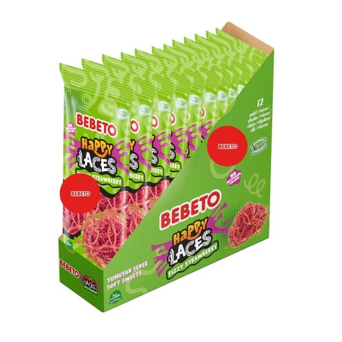 Bebeto fizzy strawberry happy - strawberry,