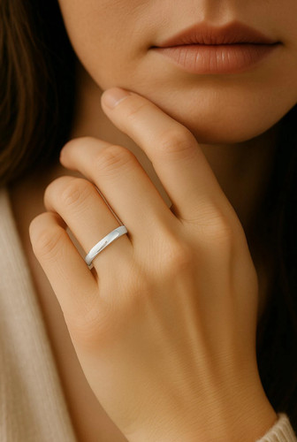 Platinum wedding ring shape - ring,