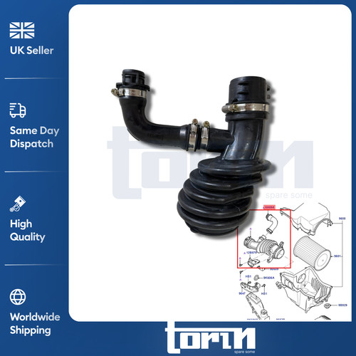 Air filter flow - air, hose