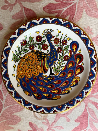 Peacock pattern 24k gold - peacock,
