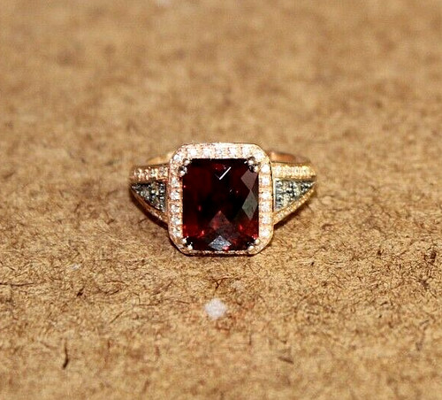 Levian 14k rose gold - rose, rhodolite