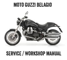 2007 to 2014 Moto Guzzi Bellagio 940 Workshop Repair Service Manual PDF File