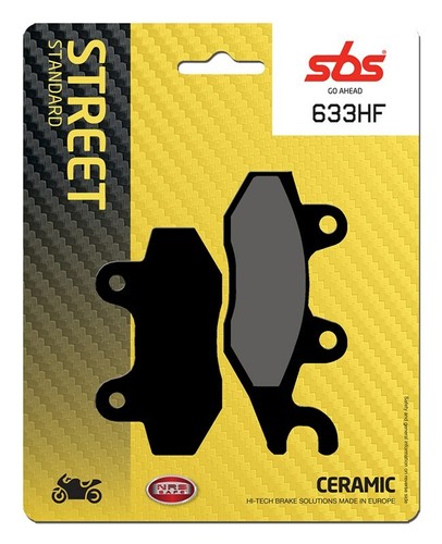 Sbs 633hf brake pads - brake, rear