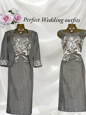 ROMAN Size 12 14 Grey Jacquard