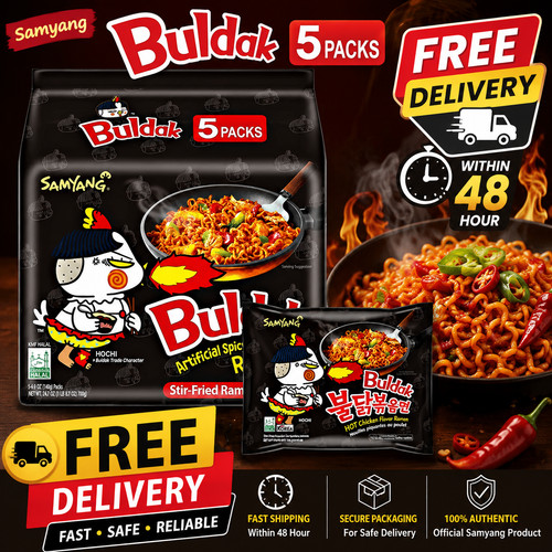 Samyang hot chicken - chicken, ramen