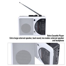 Retro Cassette Recorder AM FM