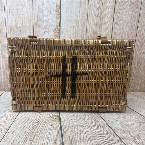 Harrods wicker hamper picnic - wicker,