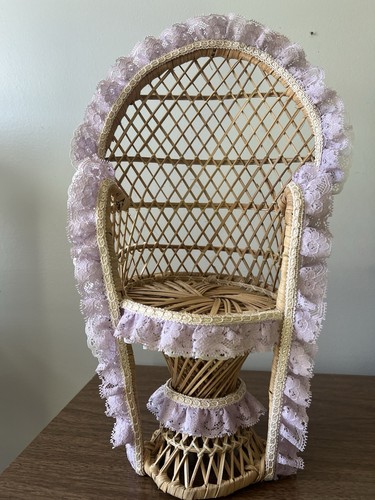 Vintage mini bamboo wicker - bamboo,