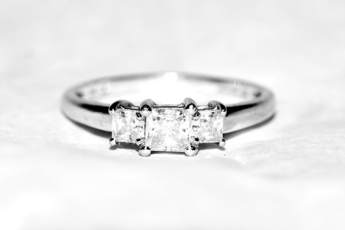 Vintage platinum diamonique - vintage,