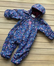 JoJo Maman Bebe Splish Splash 9-12 Months Snowsuit Hedgehogs Waterproof