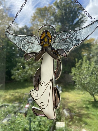 Angel stained glass - angel,