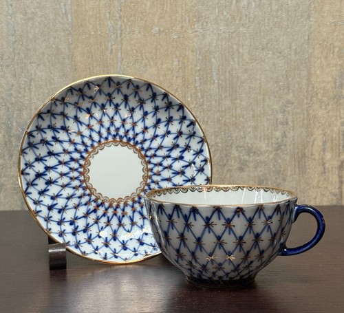 Lomonosov cobalt net - tea, cup
