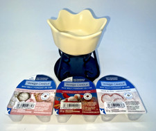 Yankee Petal Bowl Melt Warmer With 3 Christmas Melts Brand New