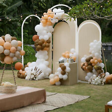 3 White Metal Arch Backdrop