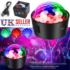 RGB Magic Ball LED Disco Light Rotating Night Light DJ Show Club Xmas Decor Lamp