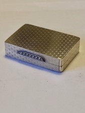 SCOTTISH Sterling Silver Box PETER JOHN DOHERTY GALLAGHER EDINBURGH 1999