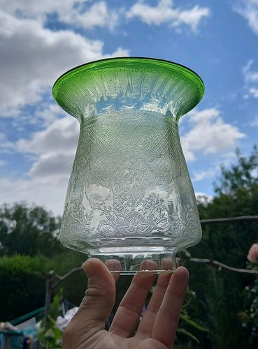 Victorian greenclear crystal - victorian,