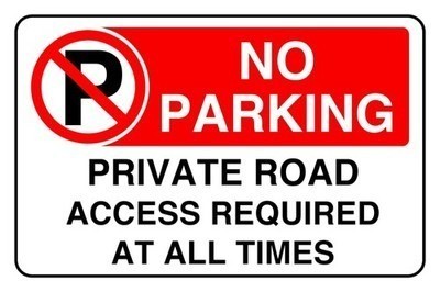 Parking private road all - parking,