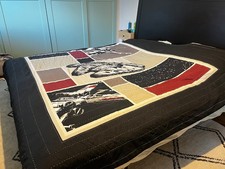 RARE star wars double quilt from USA The pottery barn x wing falcon and cushion