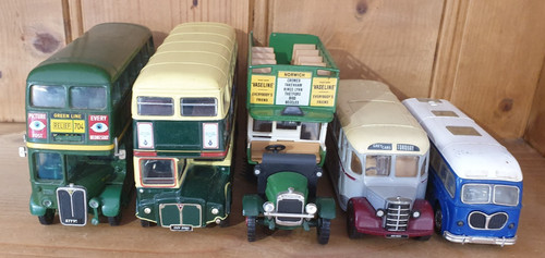Bundle diecast buses - bundle,