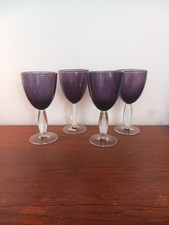 PORTMEIRION AMETHYST GOBLETS