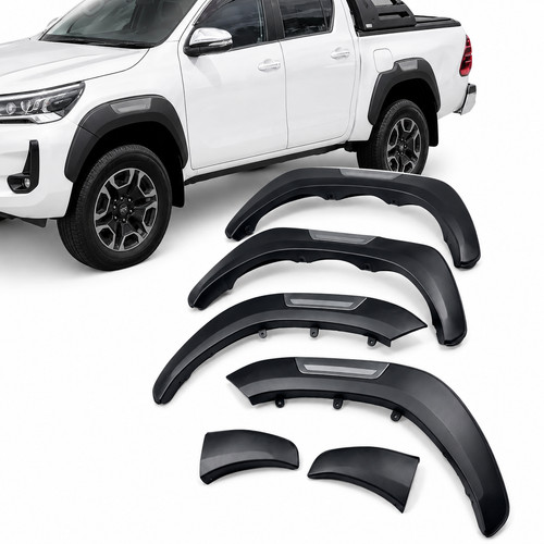 6pcs black fender - flares, wheel