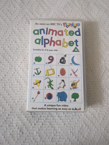 Playdays animated alphabet - animated, vhs
