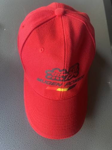 Red mugen baseball cap