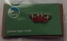 Rspb Pin Badge. Garden Tiger