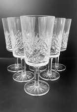 Cavan Crystal Sheelin Glass Water Goblets x6