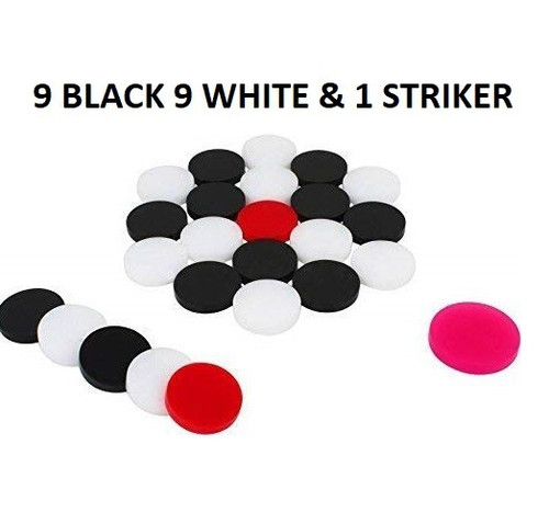 Carrom board acrylic coins - board,
