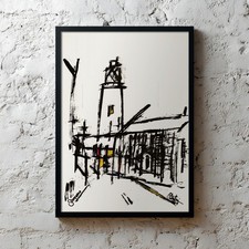 Southwold framed original - framed,