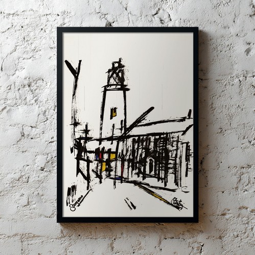 Southwold framed original - ❤,