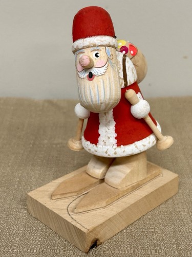 Wood figurine santa - figurine,