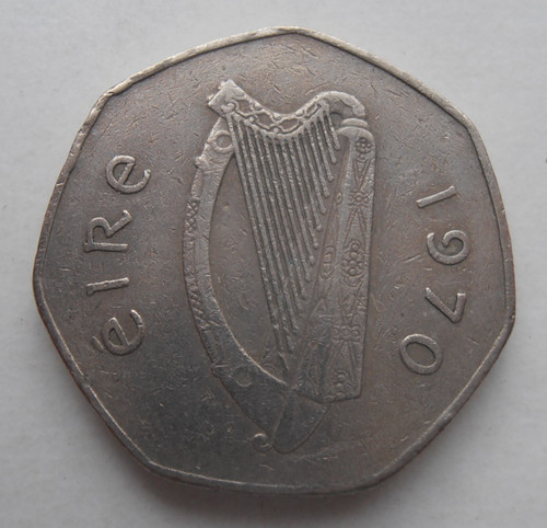 Ireland 50p 1970 - ireland,