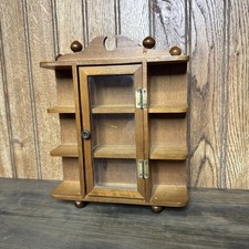 Sm Vintage Wood Curio Wall