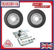 2X Trailer Wheel & Tyre 3.50"