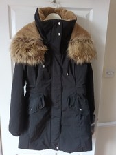 Zara Women's Black Puffer Jacket with TRF Heat PWR Extreme Size S