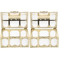 2 Pcs Vintage Boxes Plastic