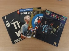 4x Guitar song/tuition books
