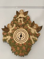 VTG 1997 Wall Clock Cherubs
