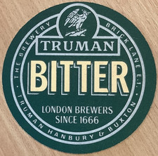 Truman Bitter. London Brewers Beer Mat