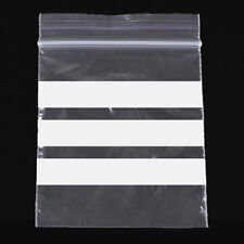 GRIP SEAL BAGS WRITE ON PANEL Self Seal Resealable Clear Polythene Plastic WOP