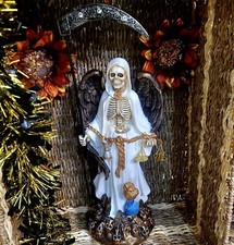 SANTA MUERTE WHITE 12" HOLY
