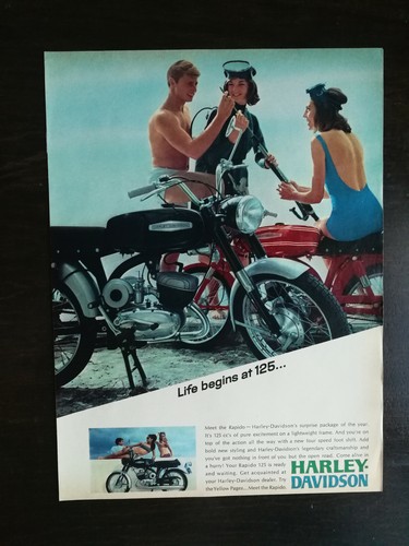 Vintage 1967 harley davidson - 1967,
